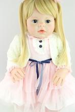 Кукла новорожденная NPK, 70 см, силиконовая, живой Reborn Boneca, Реалистичная, 1 год