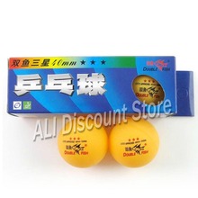Bolas de tenis de mesa para Ping Pong, pescado doble de 3 estrellas (3 estrellas, 3 srar) de 40mm, color naranja, para entrenamiento con juegos 2024 - compra barato