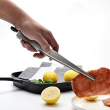 Grampo de aço inoxidável para churrasco, pinça de pão para cozinha, utensílio de cozinha para casa, ferramenta de cozinha, buffet, frutos do mar, 1 peça 2024 - compre barato