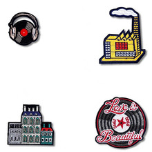 House Saxophone Cello Iron On Patches Sewing Embroidered Applique for Jacket Clothes Stickers Badge DIY Apparel Accessories 2024 - buy cheap