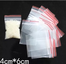100pcs/lot Small Jewelry Ziplock Zipper Zipped Lock Bag Reclosable Plastic Poly Clear Bags Thickness 0.05mm 2024 - buy cheap