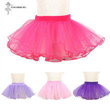 New Children Ballet skirt mesh Tutu Dance Costume Party Tulle Ballet Dance Wear Gymnastics tutu fluffy dance princess skirt 2024 - buy cheap