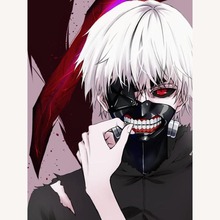Diamond Picture 5d Diy Embroidery Home Decoration Painting Full Square Drill Tokyo Ghoul Cross Stitch Gift Handmade Wall Sticker 2024 - buy cheap
