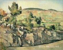 artwork of Paul Cezanne Hillside in Provence modern paintings Landscape handmade High Quality 2024 - buy cheap