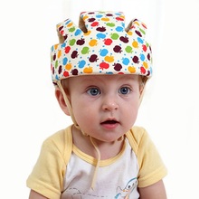 Шлемы для защиты головы новорожденных, для детей, для предотвращения ударов, для ходьбы, для борьбы, спортивные, для детей, для игр, для мальчиков и девочек, хлопковые шапки 2024 - купить недорого