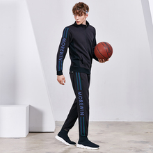 Vansydical Autumn Winter Sports Suits Men's Cotton Striped Running Jackets Pants Set Fitness Workout Jogging Clothes Sportswear 2024 - buy cheap