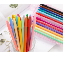 Monami-pluma de gel de color para estudiantes, pluma de fibra de línea con gancho para acuarela, papelería de Corea del Sur, 3000 2024 - compra barato