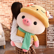 1pc 25/35/50cm Lovely Colorful Pig with Clothes Stuffed Cute Animal Pig Plush Toys for Children Kids Appease Doll Birthday Gift 2024 - buy cheap