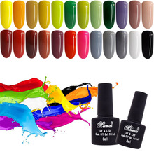 Nail Art Design Manicure 24Color 8Ml Soak Off Enamel Gel Polish LED UV Gel Nail Polish Lacquer Nail Gel Varnish Make UP 2024 - buy cheap