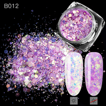1Box Platinum Shiny Nail Glitter Powder Laser Sparkly Manicure Nail Art Chrome Pigment DIY Nail Art Decoration 2024 - buy cheap
