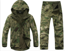 TAD Gear Tactical Softshell Camouflage Outdoors Jacket Set Men Army Sport Waterproof Hunting Clothes Set Military Jacket + Pants 2024 - купить недорого