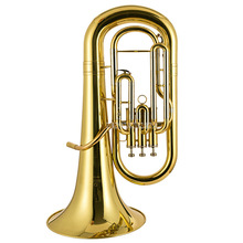 Профессиональный Euphonium 3 прямой ключ Bb бас французский рог золотой Lacque Труба латунный материал Музыкальные инструменты JBEP-1180 2024 - купить недорого