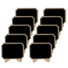 10pcs/lot Wooden Mini Blackboard Message Sign With Hang String Wedding Party Decoration Supplies 10*7.5cm 2024 - buy cheap