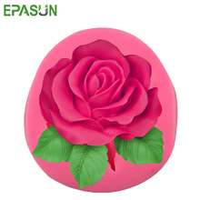 3d силиконовая форма для мыла в виде цветка, большая силиконовая форма в виде розы для помадки, торта, искусственная смола для изготовления формы ручной работы 2024 - купить недорого