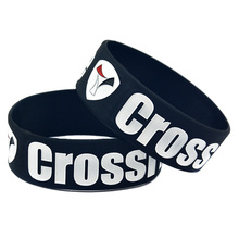 1PC CrossFit Grenoble Silicone Rubber Wristband 1 Inch Wide for Sports 2024 - buy cheap