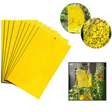 20pcs Strong Flies Traps Bugs Sticky Board Catching Aphid Insects Pest Killer Outdoor Fly Trap for Aphids Fungus GnatsLeaf 2024 - buy cheap