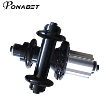 PONABET Powerway R39 hub for road carbon with skewer front 20 rear 24 holes red /black  color 2024 - buy cheap