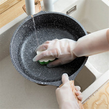 Кухонные силиконовые чистящие перчатки волшебные силиконовые моющиеся перчатки для посуды легко бытовой силиконовый резиновый резиновые перчатки 2024 - купить недорого