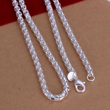 Necklace 925 Silver Necklace 925 Silver Trendy Jewelry Necklace Men's Jewelry Wholesale Free Shipping ldkj LN053 2024 - buy cheap