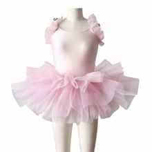 Roupas de balé rosa com malha de cisne, roupa de balé, lago dos cisnes, vestido de dança com tutu, vestido de bailarina profissional para crianças 2024 - compre barato