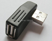Adaptador de conector Vertical USB A 2,0 hembra A USB macho, ángulo izquierdo, 90 grados, para portátil, etc., 2 uds., envío gratis 2024 - compra barato