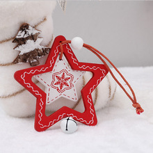 1Pcs Wooden DIY 2019 Christmas Tree Hanging Ornaments Pendant Bells santa claus New Year Decor Christmas Decorations For Home 2024 - buy cheap