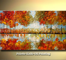 Hand painted Canvas Oil painting Wall Pictures for Living room wall decor art canvas painting palette knife landscape 062 2024 - buy cheap