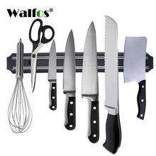 Walfos Высокое качество магнитный Ножи держатель настенный кронштейн Черный ABS Placstic блок магнитный держатель для ножей Ножи держатель для металла Ножи 2024 - купить недорого