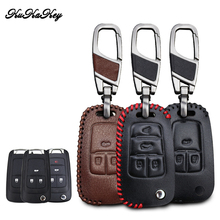 KUKAKEY-Funda de cuero para llave de coche, accesorios remotos para Chevrolet CRUZE CAPTIVA CHEVY XL EPICA Camaro AVEO CAVALIER Sail 2024 - compra barato