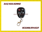 RF Controle Remoto 4 Canais ABCD Botão Kit Controle Remoto Fixo/Código de Aprendizagem Transmissor 315/433 MHZ Mini Controle remoto Preto 2026 - compre barato