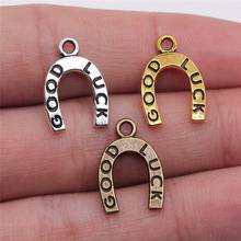 WYSIWYG 20pcs 17x12mm 3 Colors Antique Gold Antique Silver Color Antique Bronze Lucky Horseshoe Charm Horseshoe Charm Pendant 2024 - buy cheap