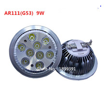 10pcsXDHLLED Spotlight 9W AR111 G53 GU10 spotlights110V 220V  ES111 QR111 Equal 90W Halogen Spot Light Home bulb Lighting 2024 - buy cheap