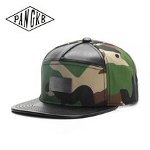 PANGKB Brand BL PLATED CAP CAP camouflage leather hip hop snapback hat for men women adult outdoor casual sun baseball cap bone 2024 - buy cheap