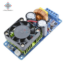 IRS2092S-Amplificador Digital de un solo canal, placa amplificadora D de potencia HIFI con ventilador, módulo amplificador Digital de 500 W 2024 - compra barato