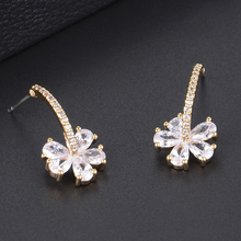 GODKI 20MM Trendy Cubic Zirconia Geometric Statement Stud Earrings for Women Fashion Jewelry Wedding Bridal Brincos Femme 2018 2024 - buy cheap