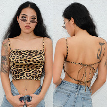 Hirigin 2019 New Fashion Women Camis Casual Leopard Sleeveless Camis Vest Tank Top Loose Polyeater Summer Beach Holiday Clubwear 2024 - compre barato