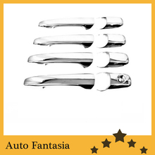 Flexible chrome trim Chrome Door Handle Cover for Mazda 2 / Demio 02-07-Free Shipping 2024 - buy cheap