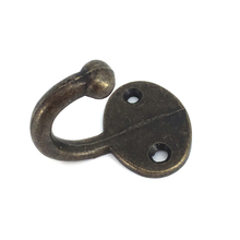 28mmX20mmX37mm Vintage Bronze Zinc Alloy wall Door Hooks For Clothes Coat Hat Bag Towel Hanger 2024 - buy cheap