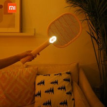 new Xiaomi mijia Electric Mosquito Swatter Rechargeable LED Electric Insect Bug Fly Mosquito Dispeller Killer Racket 2024 - buy cheap