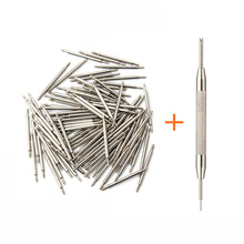 100pcs/bag Stainless Steel Metal Spring Bar Watch Repair Tools Watch Strap Pin Link Adjust Remove Watch Accessories 2024 - buy cheap