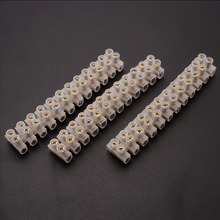 3pcs Safe White 12position Terminal Block Connector Strip Reliable 3A Screw Block Connection Wire Terminal Barrier Strip 2024 - buy cheap