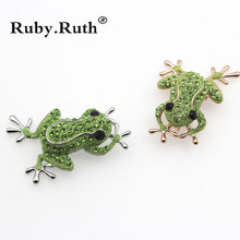 Silver Color  Animal Frog Brooch Female Creative Cartoon Brooches Pins For Women & Men jewelry 2024 - buy cheap