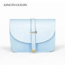 KINGTH GOLDN Brand Design Small Flap Bag PU Leather Women Handbag Fashion Women Messenger Crossbody Bags Sling Shoulder Purses 2024 - buy cheap