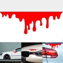 Horror Blood Bleeding Car Stickers Reflective Car Decals Rear Front Headlight Sticker Door Window Car Body 2024 - buy cheap