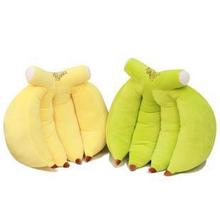 1 ramo de Bananas de 35-55cm, plátano amarillo o verde, juguete de peluche, regalo de cumpleaños de Navidad, muñeco de peluche suave, almohada de cojín 2024 - compra barato