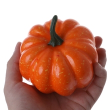 Decoración de fiesta en casa realista calabaza Artificial de Halloween frutas y verduras falsas 2024 - compra barato