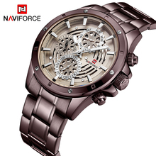 Relogio Masculino Naviforce Mens Watches Top Brand Luxury Quartz Watch Steel Men Military Waterproof Sport Wrist Watch 9149 2024 - buy cheap