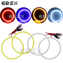 EBSX 1pair 60mm-120 mm 12V COB Car LED Angel Eyes Halo Ring Universal Headlight Constant Current Driver LED Light For e39 e46 e3 2024 - buy cheap