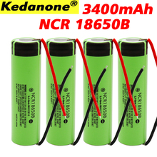 100% Новый оригинальный NCR18650BDIY + 3,7 V/4,2 V до 3400 мА/ч, 18650 литиевый перезаряжаемый аккумулятор для цифрового фотоаппарата panasonic батарея исходящие линии 2024 - купить недорого