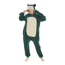 Velo polar snolax kigurumi adulto dos desenhos animados anime jogo trajes onesies pijama para festa de carnaval de halloween 2024 - compre barato